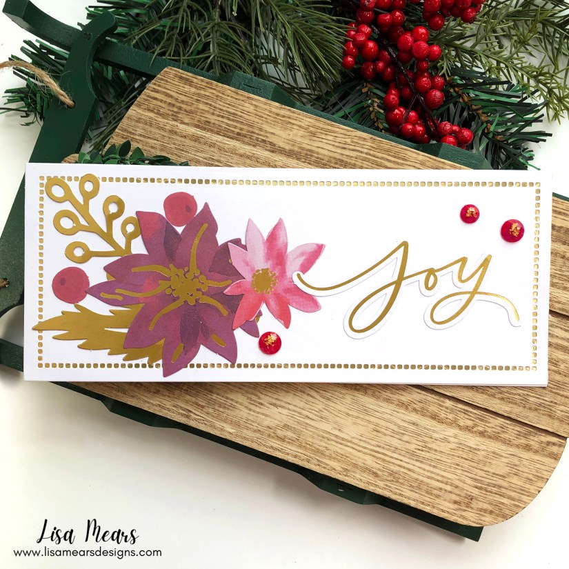 Lisa Mears Spellbinders All Aboard Christmas Kit - 20 Cards