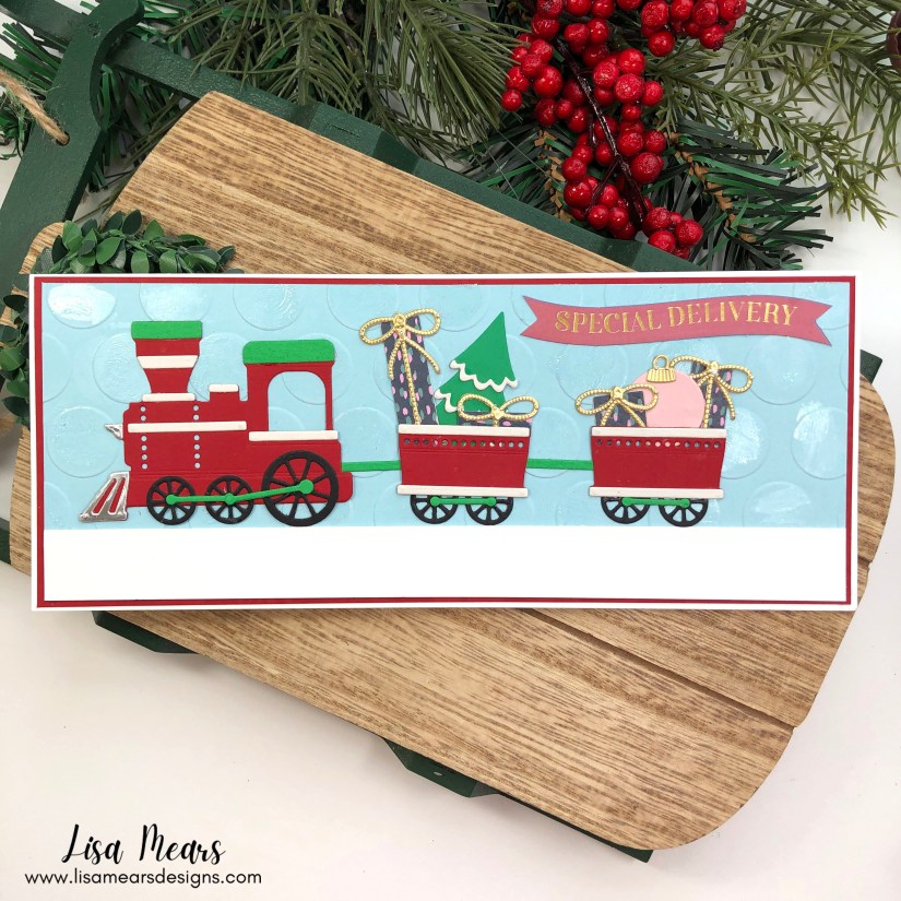 Lisa Mears Spellbinders All Aboard Christmas Kit - 20 Cards