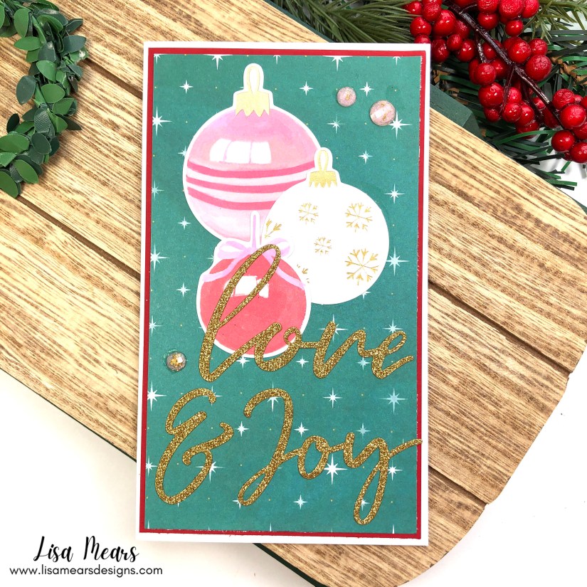 Lisa Mears Spellbinders All Aboard Christmas Kit - 20 Cards