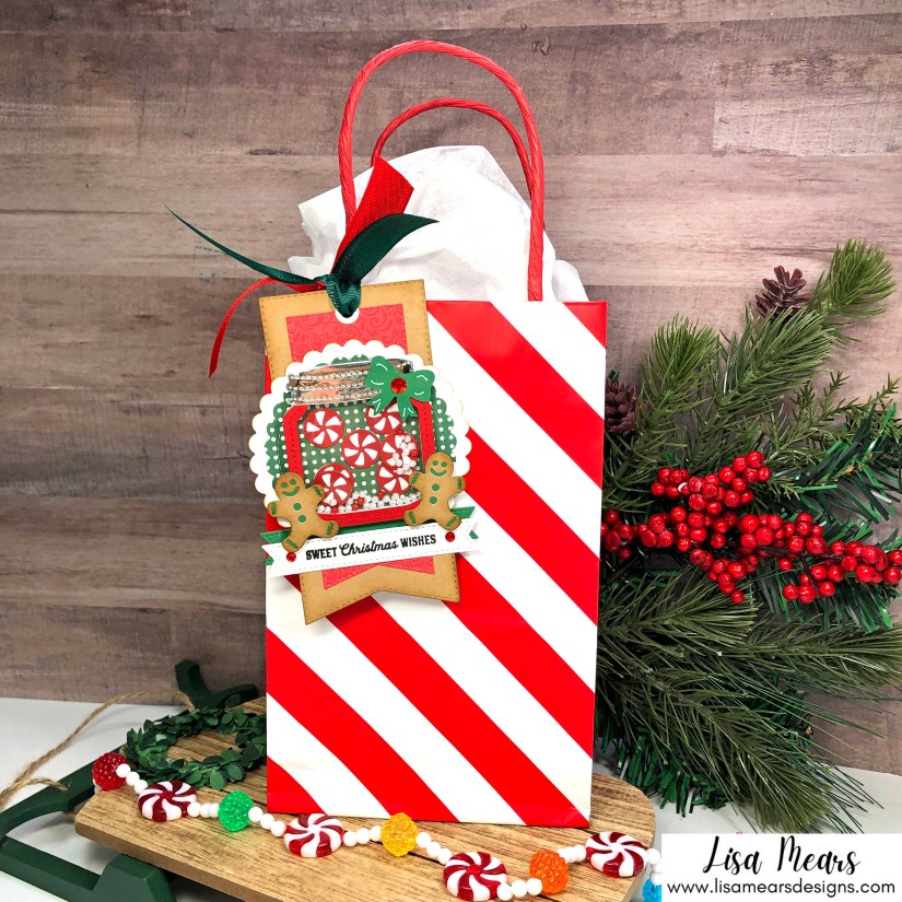 Queen & Co Holiday Jar Shaker Kit - 10 Cards 1 Kit - Christmas Cards