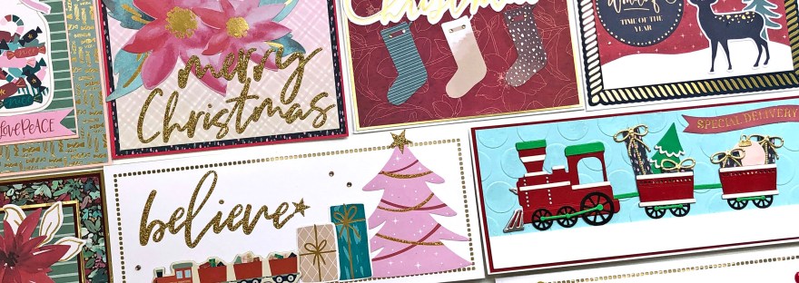 Spellbinders All Aboard Christmas Kit - 20 Cards