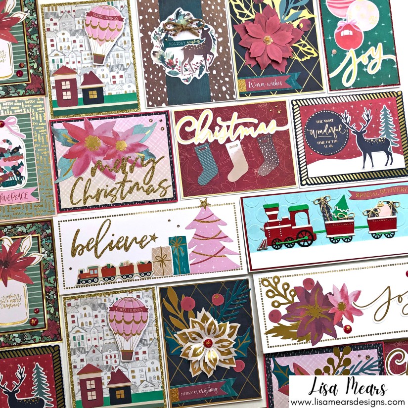 Spellbinders All Aboard Christmas Kit - 20 Cards