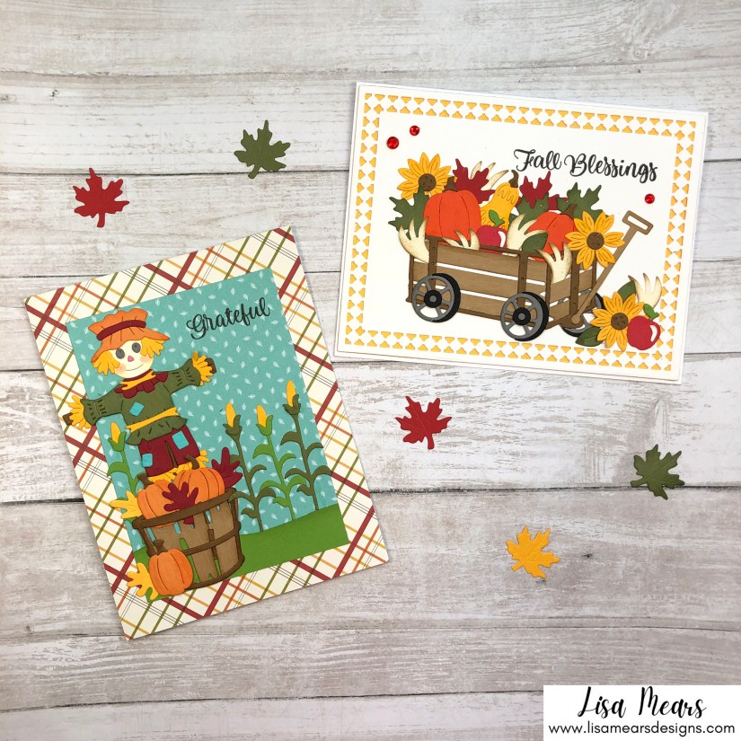 Spellbinders Happy Harvest Collection by Nichol Spohr - 2 cards