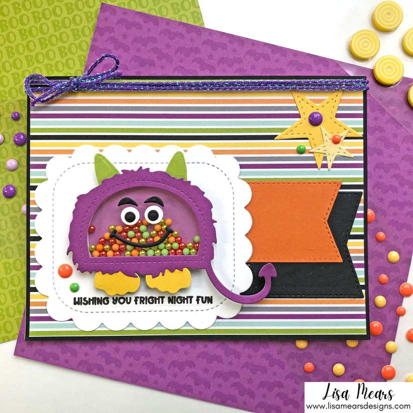 Queen & Company Happy Haunting - 10 Cards 1 Kit - Halloween Shaker Cards