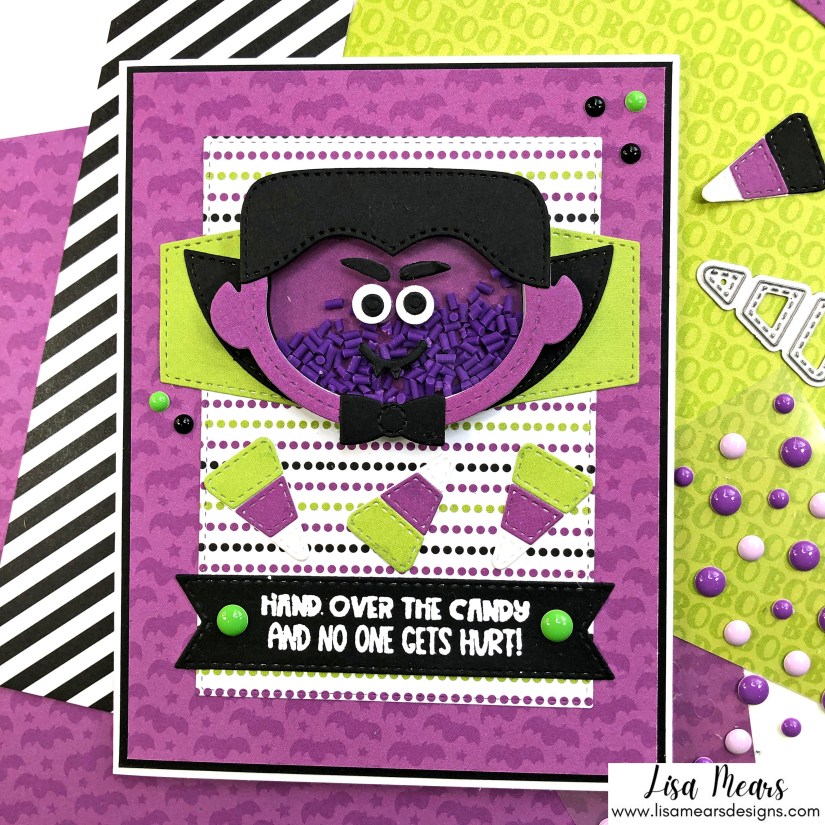 Queen & Company Happy Haunting - 10 Cards 1 Kit - Halloween Shaker Cards