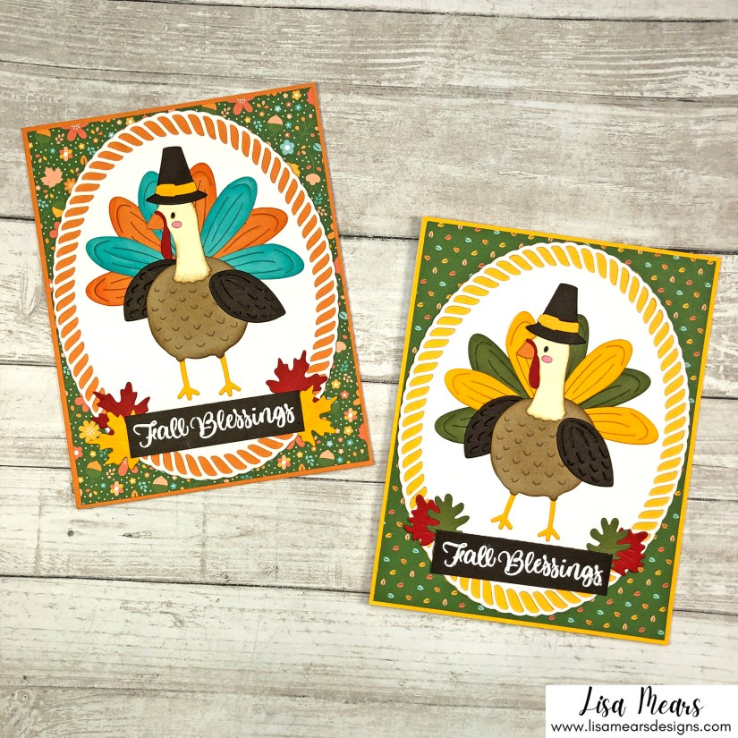 Spellbinders Fall Traditions Collection - Happy Turkey Day Card