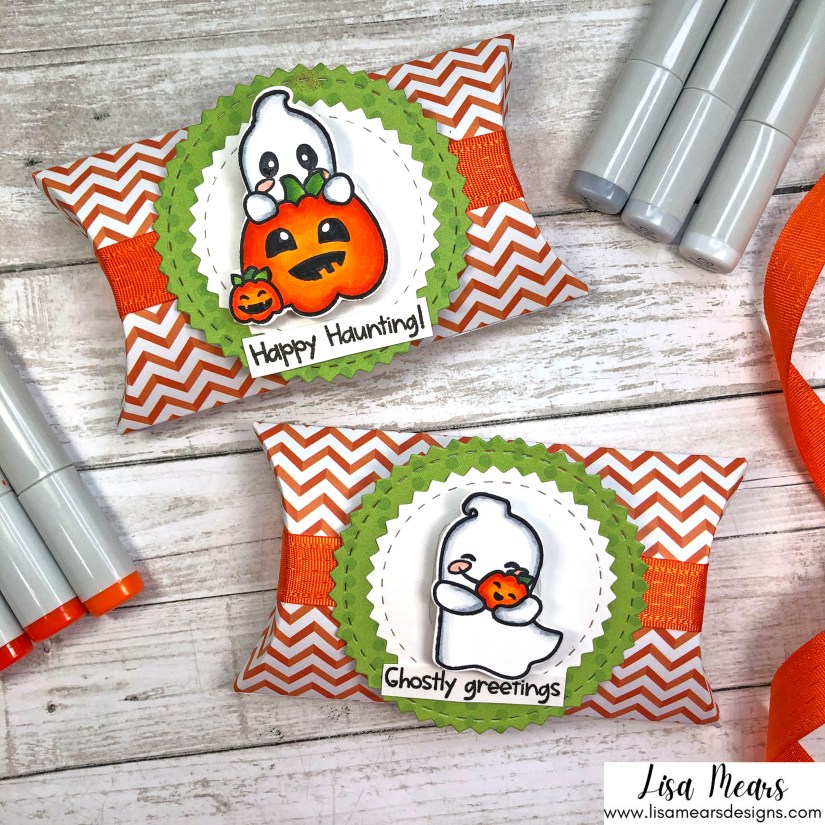 Pink and Main - Hello Bootiful - Halloween Treat Box with Ghost