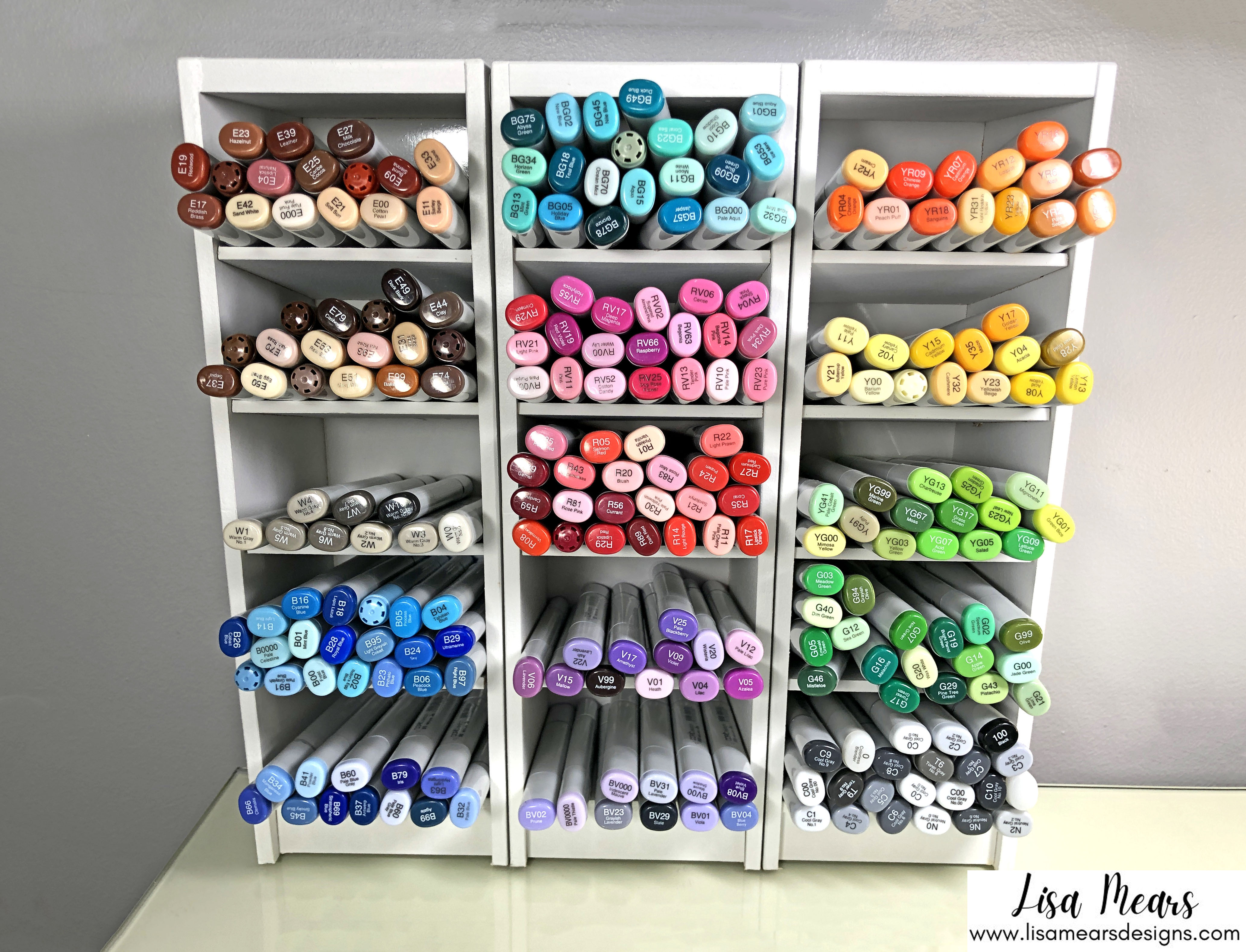 Craft Room Organization - Marker Storage - Organize More