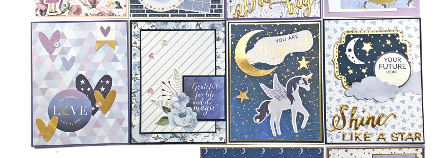 Spellbinders October 2021 Card Kit - You Are Stellar - 10 Cards 1 Kit