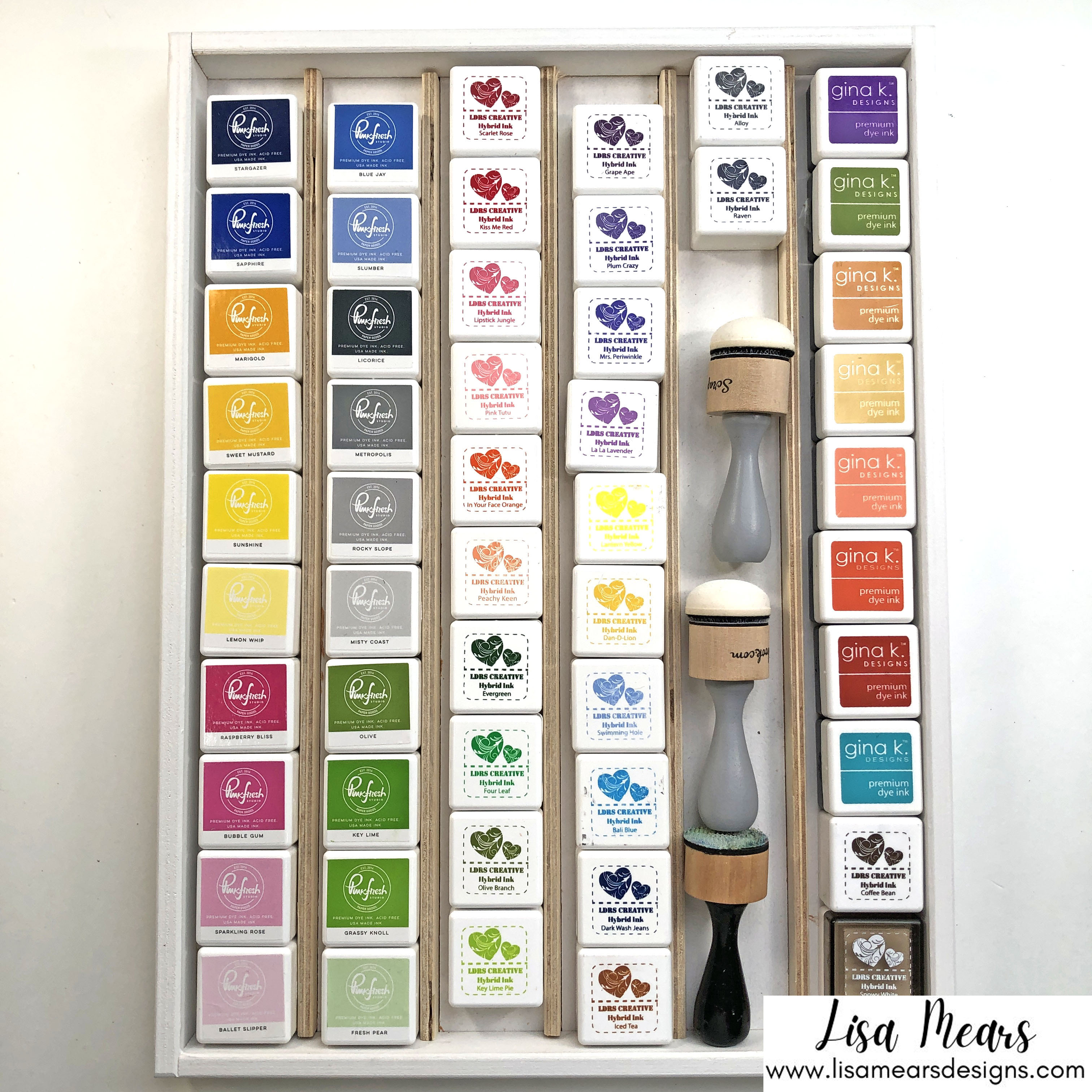 Craft Room Organization - Ink Pad Storage - Organize More