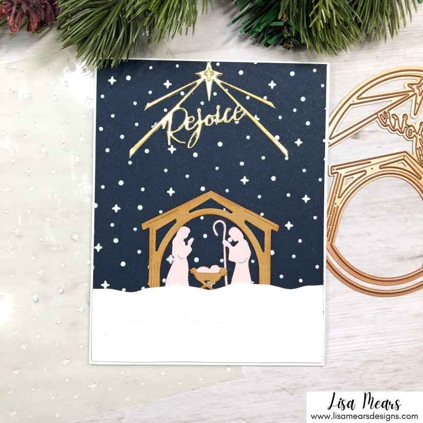  Spellbinders Christmas Traditions Collection - Rejoice Nativity