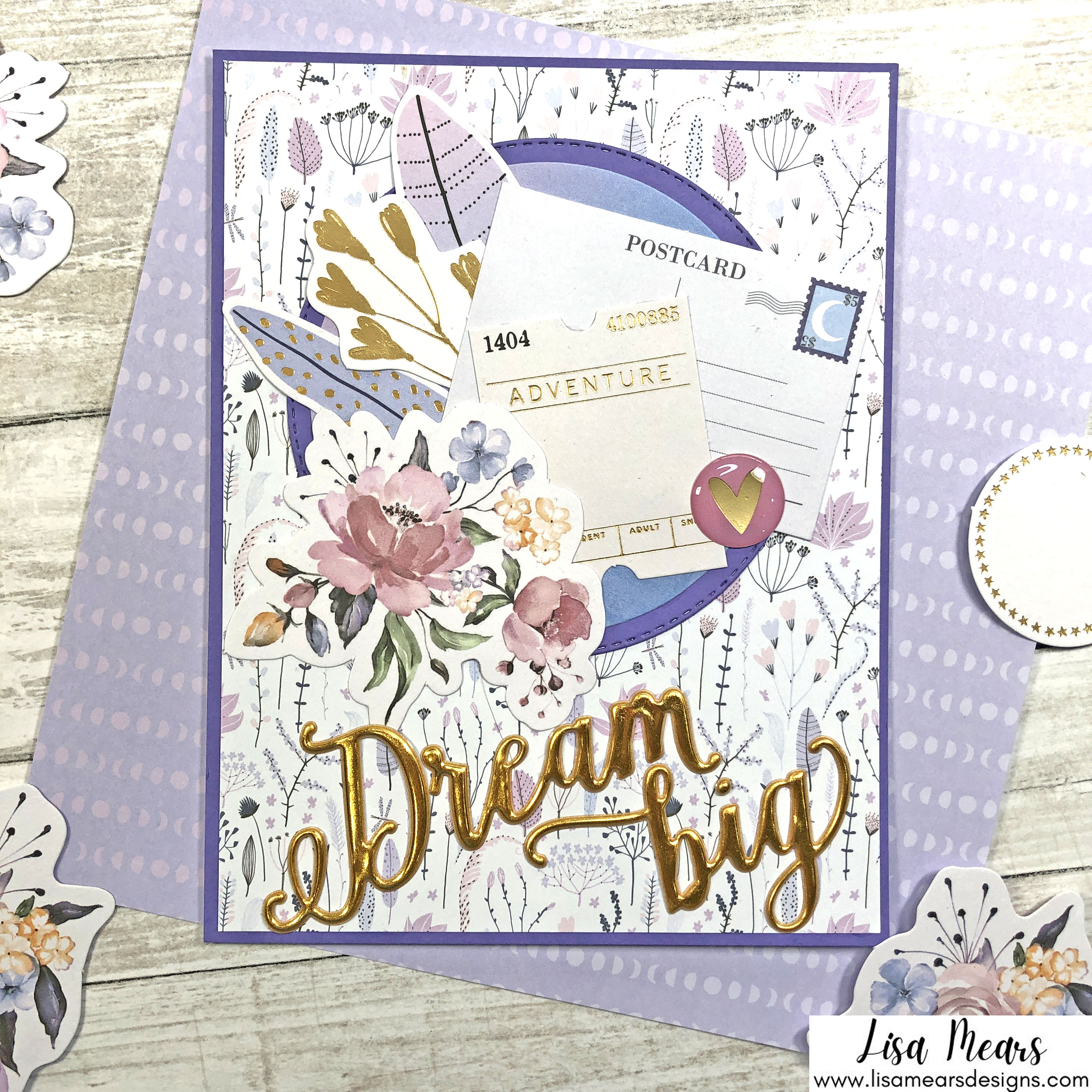 Spellbinders October 2021 Card Kit - You are Stellar! Dream Big Card
