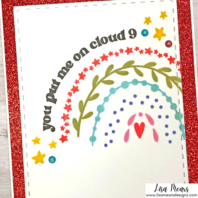 Pink and Main October 2021 Card Kit - Rainbow Card - Card 2