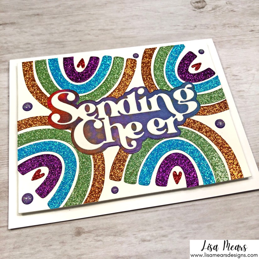 Pink and Main October 2021 Card Kit - Rainbow Card - Card 4