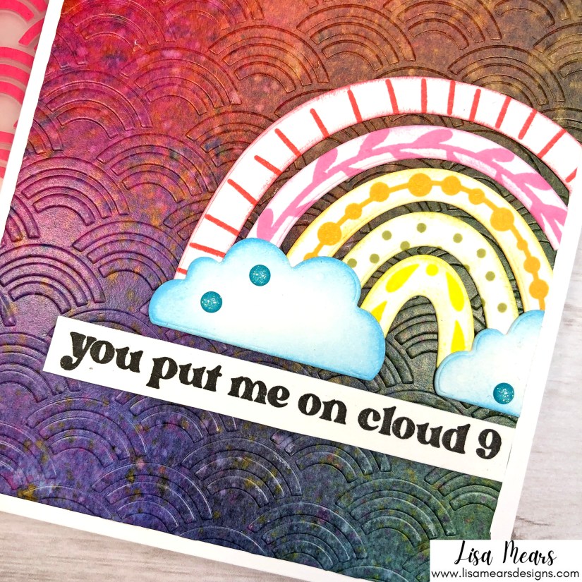 Pink and Main October 2021 Card Kit - Rainbow Card - Card 5