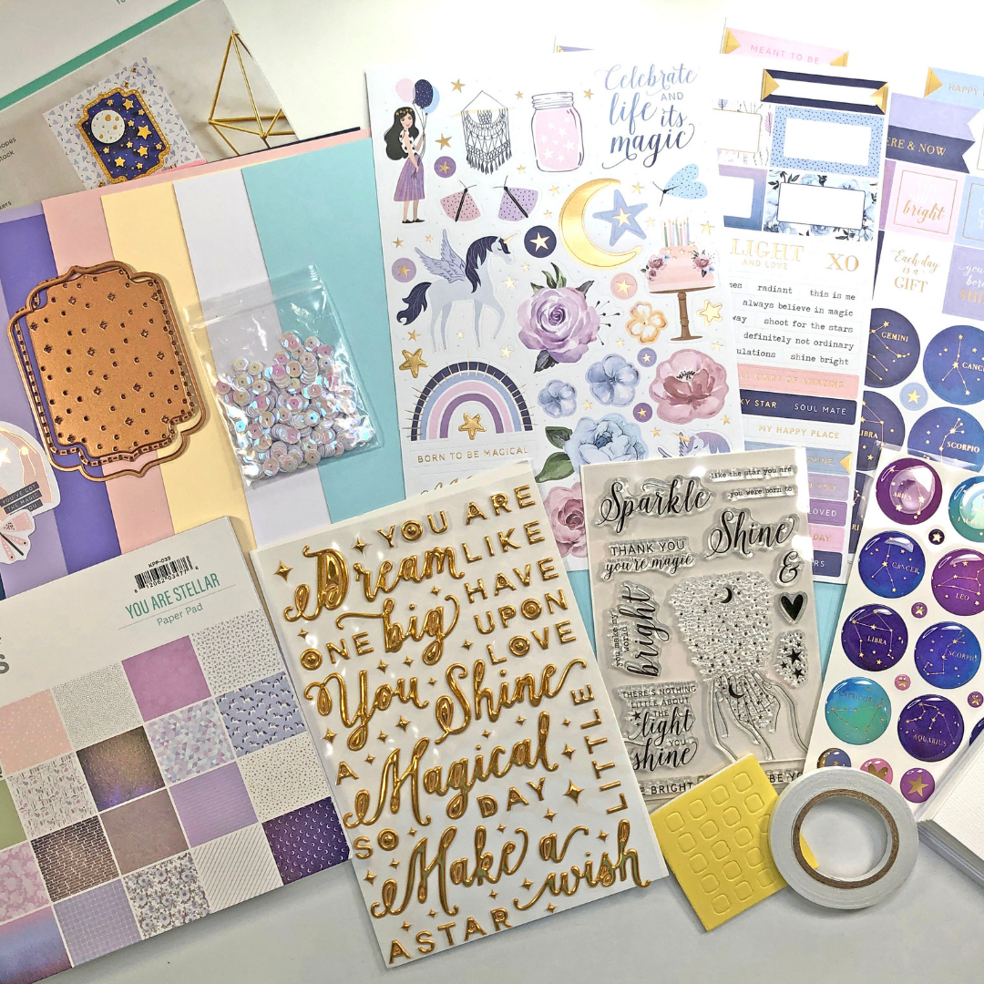 Spellbinders October 2021 Card Kit - You are Stellar!