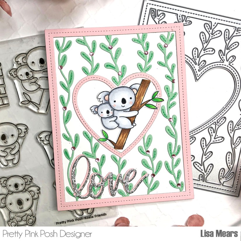 Koala Friends - Valentine's Day Card - Love Card - Pretty Pink Posh