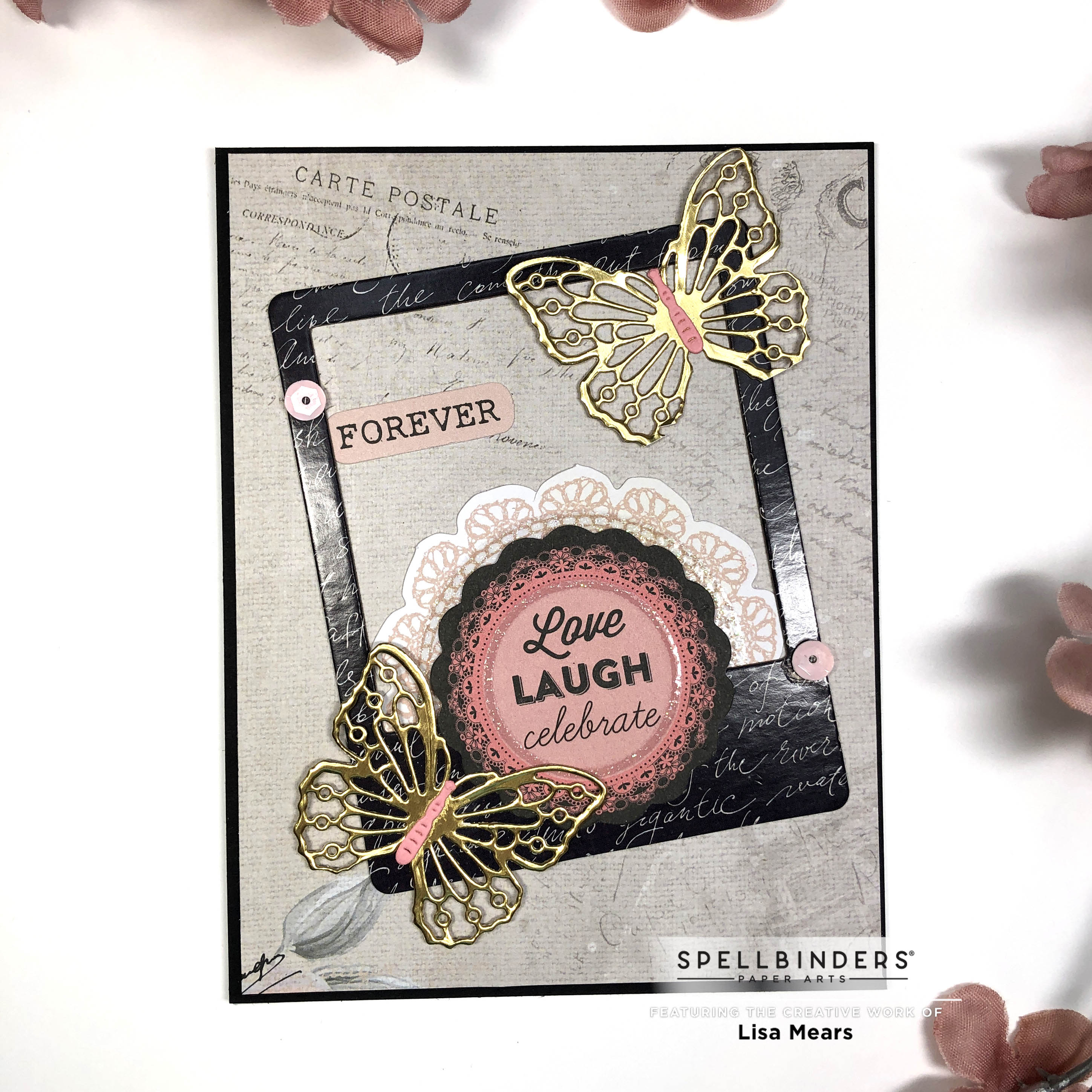 Spellbinders December 2021 Card Kit - 10 Cards 1 Kit