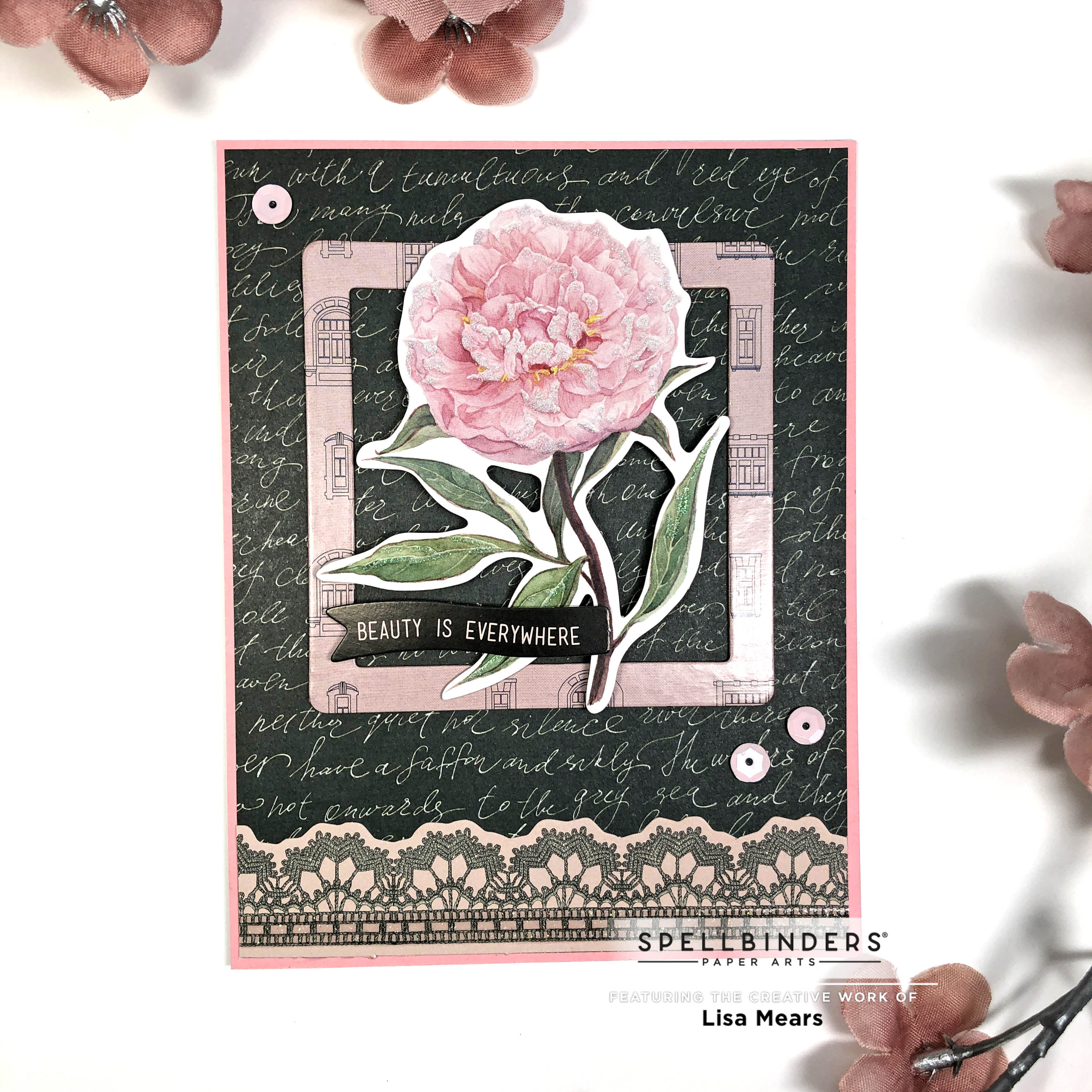 Spellbinders December 2021 Card Kit - 10 Cards 1 Kit