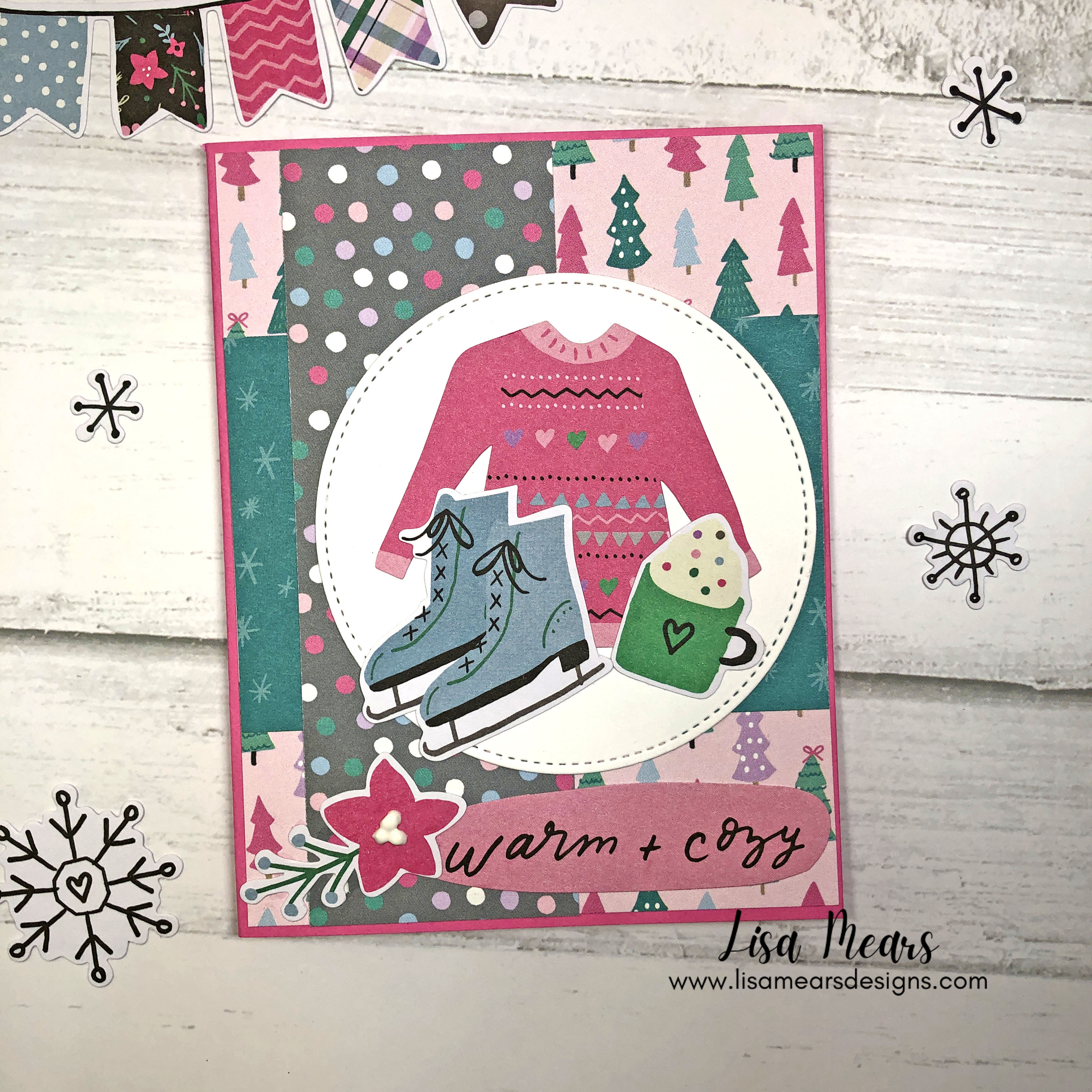 Simple Stories - Feelin' Frosty - 14 Winter Cards with Ephemera