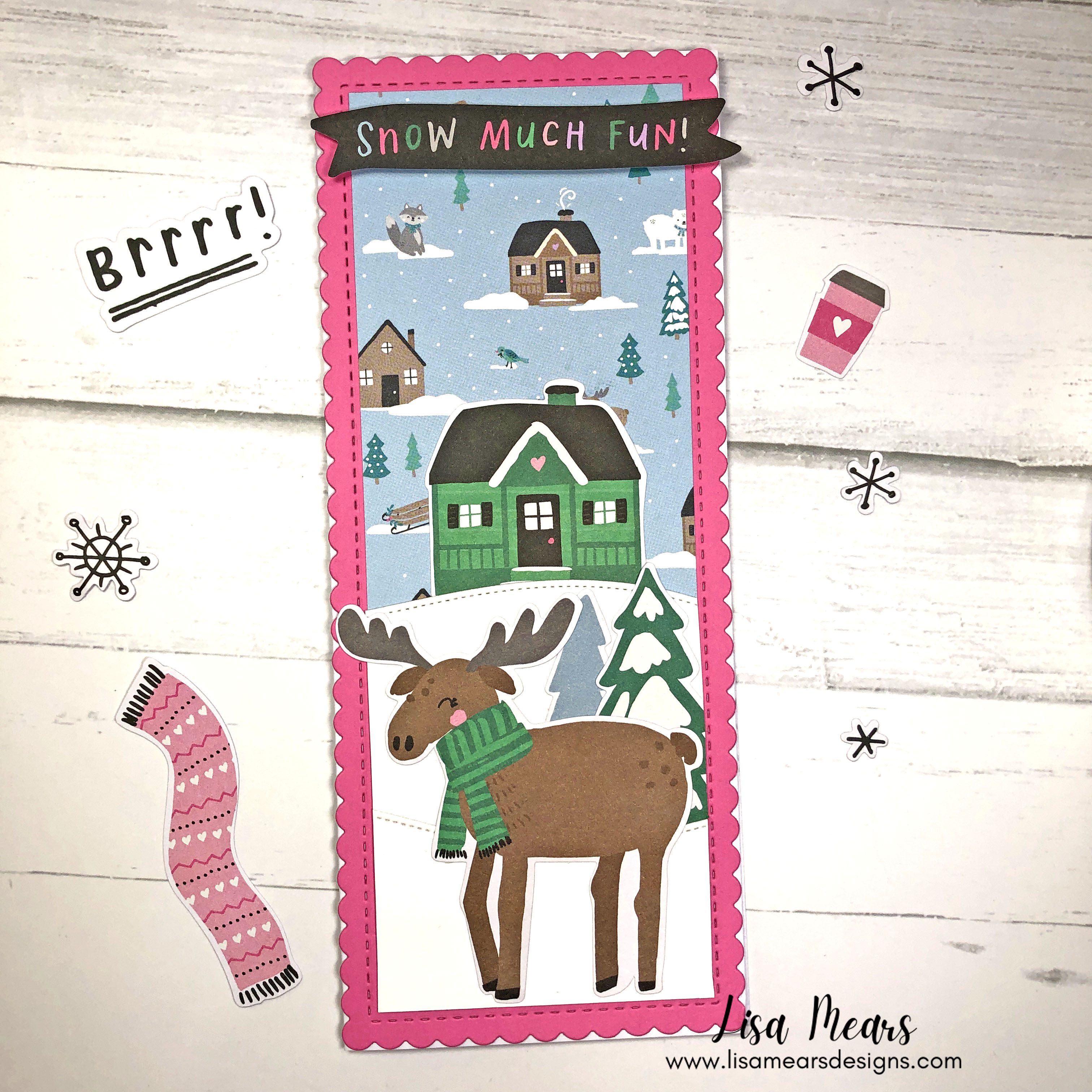 Simple Stories - Feelin' Frosty - 14 Winter Cards with Ephemera