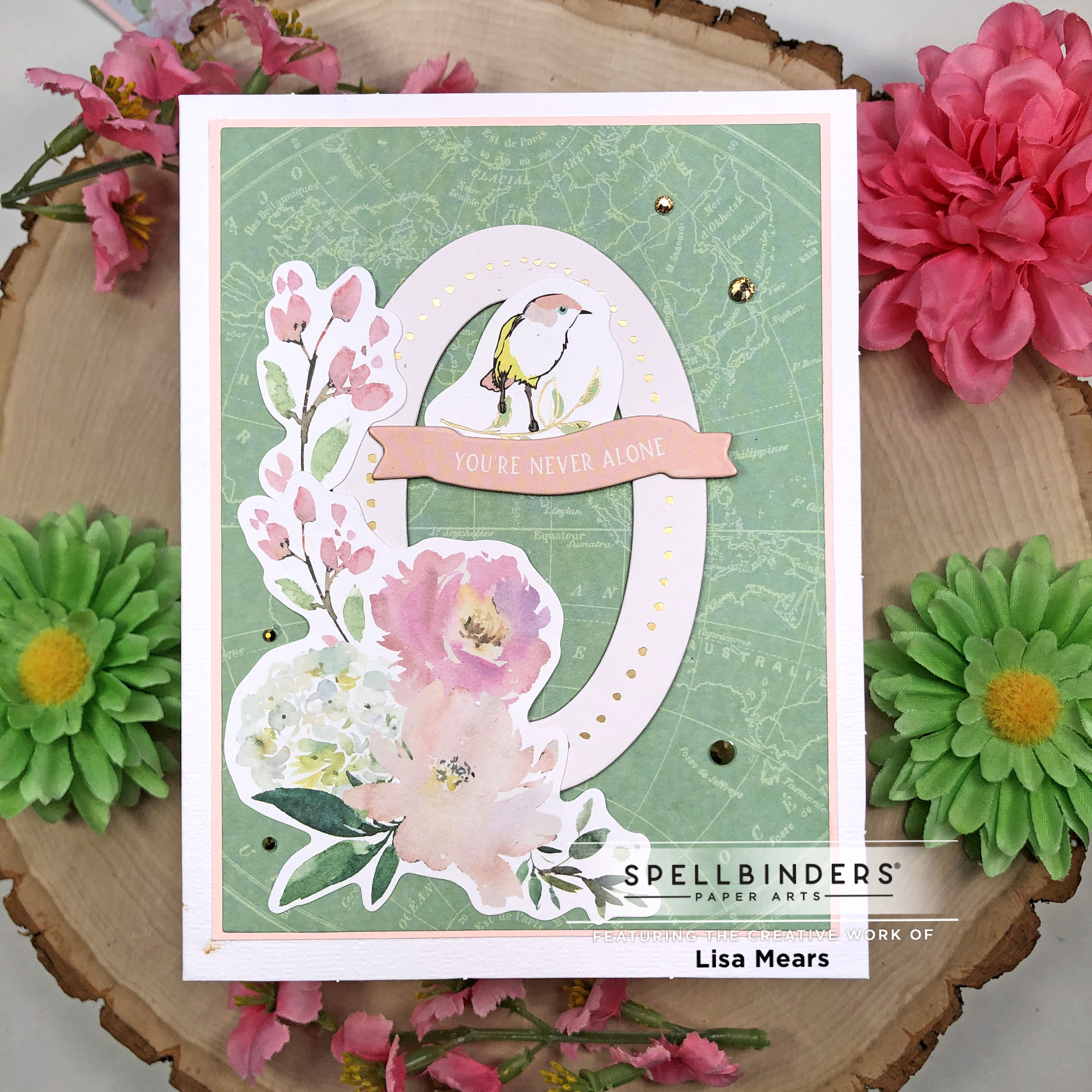 Spellbinders February 2022 Card Kit - Always Remember - 10 Cards 1 Kit