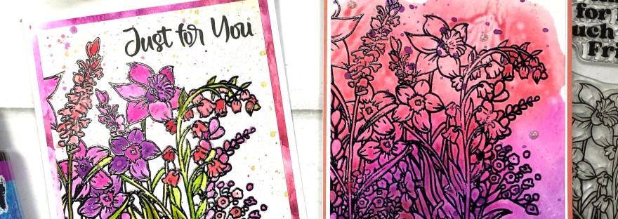 Brutus Monroe - Chroma Mist - Glorious Garden Stamp Set - Handmade Card