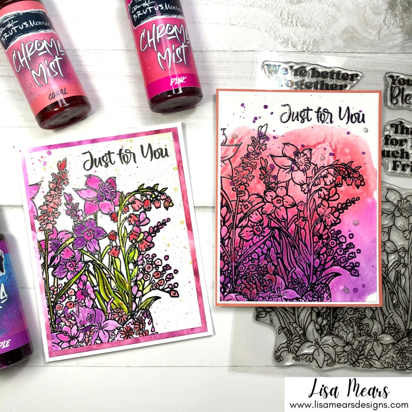 Brutus Monroe - Chroma Mist - Glorious Garden Stamp Set - Handmade Card