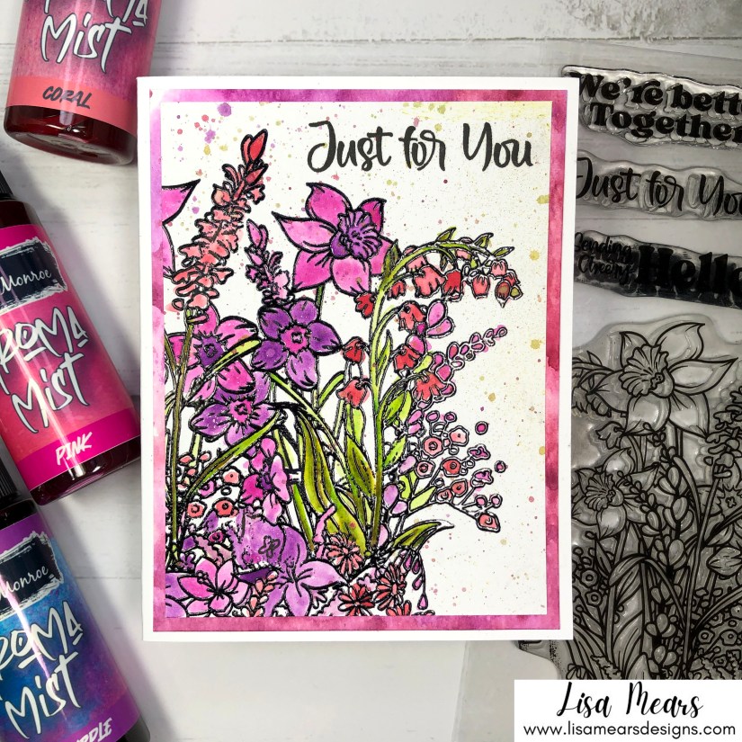 Brutus Monroe - Chroma Mist - Glorious Garden Stamp Set - Handmade Card