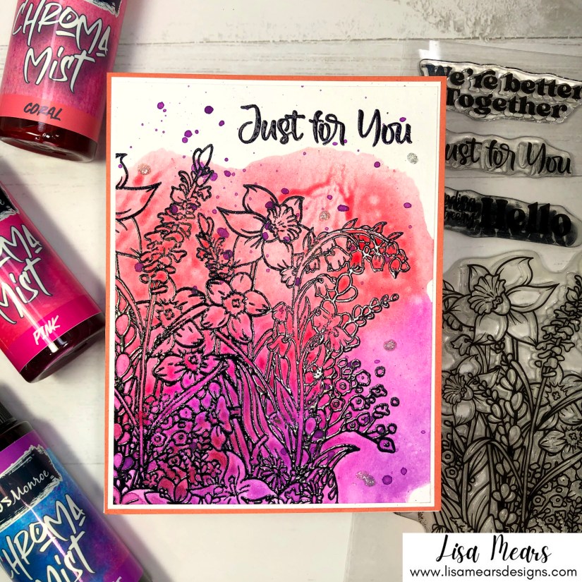 Brutus Monroe - Chroma Mist - Glorious Garden Stamp Set - Handmade Card