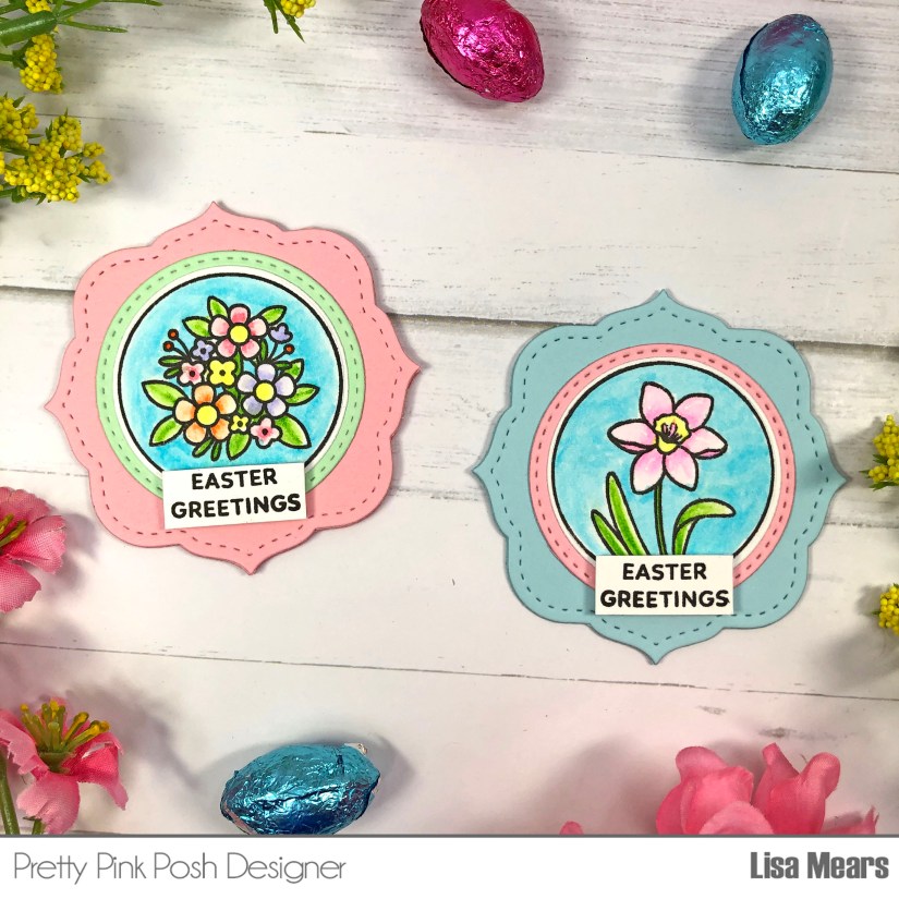 Easter Treat Bags - Pretty Pink Posh Birthday Circles