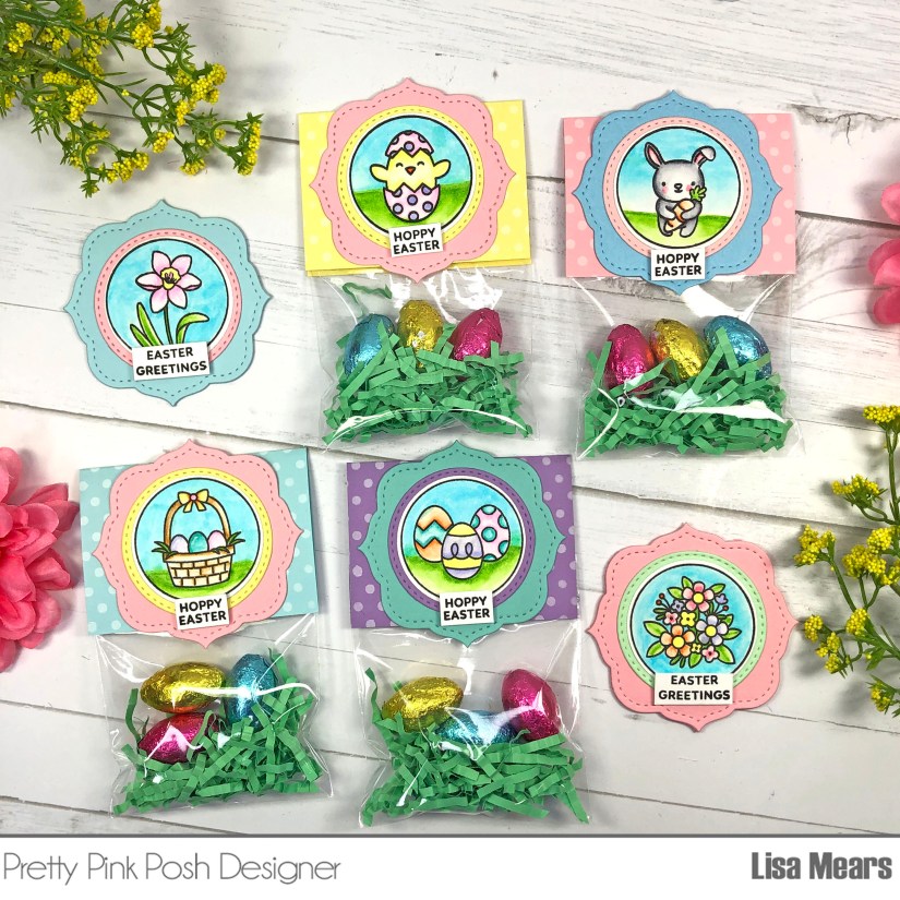 Easter Treat Bags - Pretty Pink Posh Birthday Circles