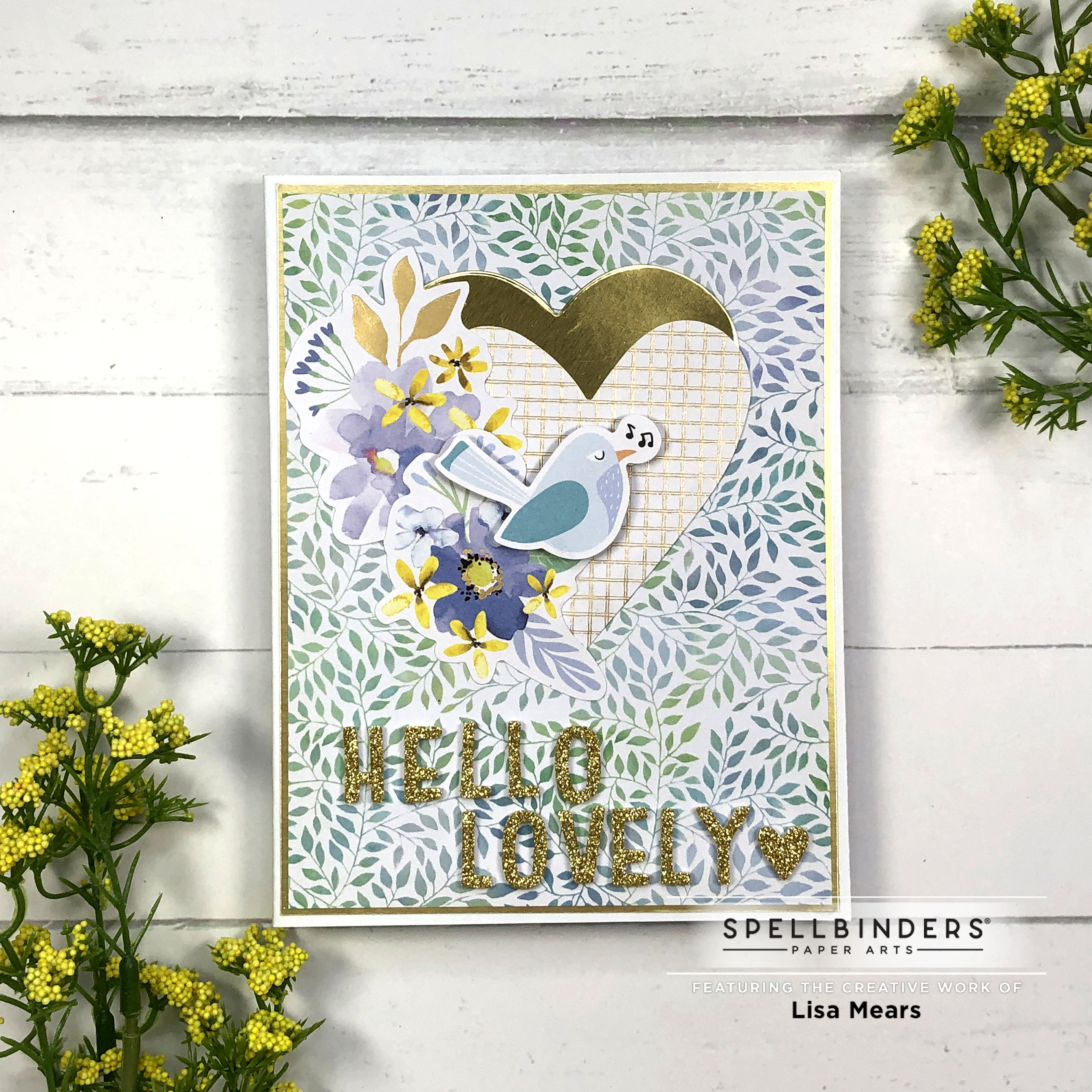 Spellbinders March 2022 Card Kit - Have a Springy Day