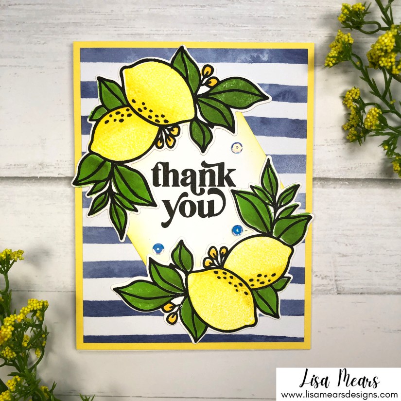 Pink and Main April 2022 Crafty Courtyard Kit - Lemon Twist - Card 2 - L