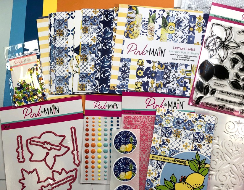 Pink and Main April 2022 Crafty Courtyard Kit - Lemon Twist
