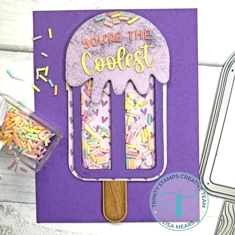 Popsicle Handmade Cards - Popsicle Die Set - Popsicle Shaped Card - You're the Coolest - Trinity Stamps