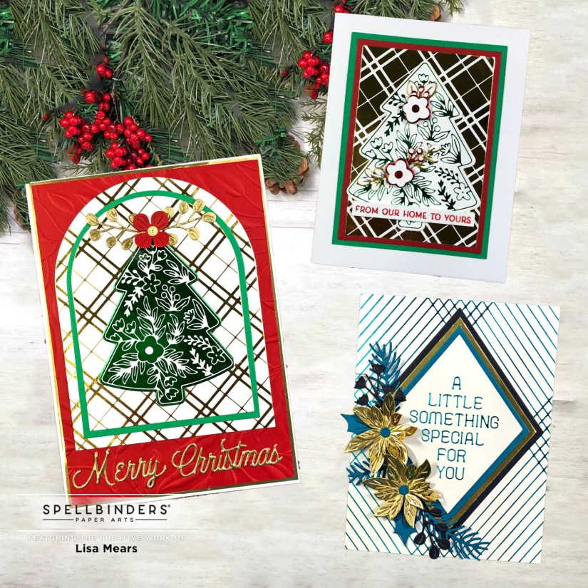 Glimmer Greetings - Spellbinders - Hot Foil Christmas Card