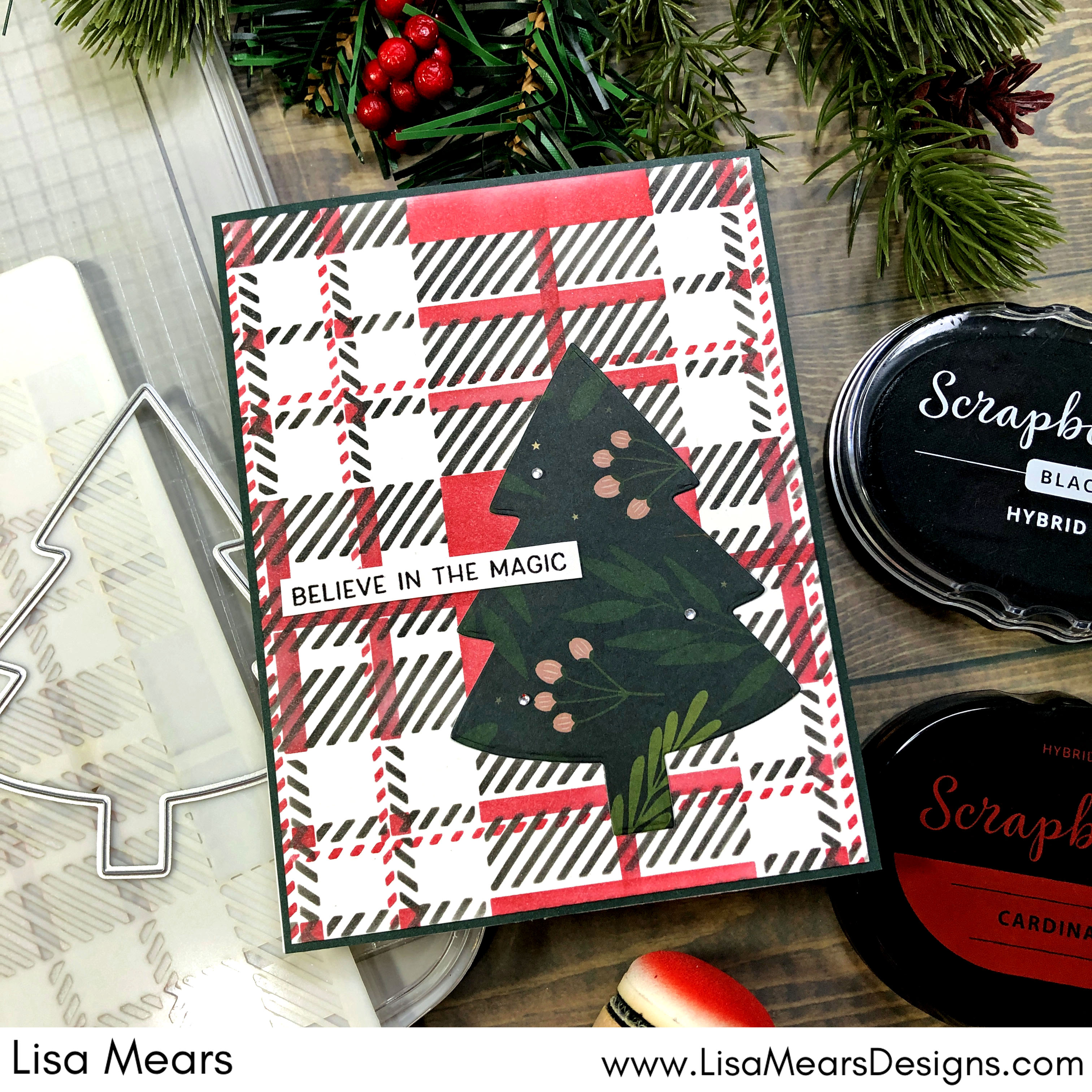 Sizzix Stamp and Stencil Tool - Sizzix Stencil Tartan