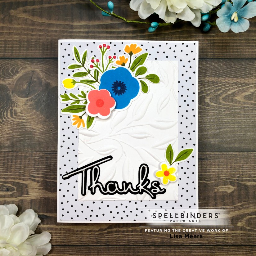 Spellbinders Clear Stamp of the Month August 2022 - Perfect Floral Bloom