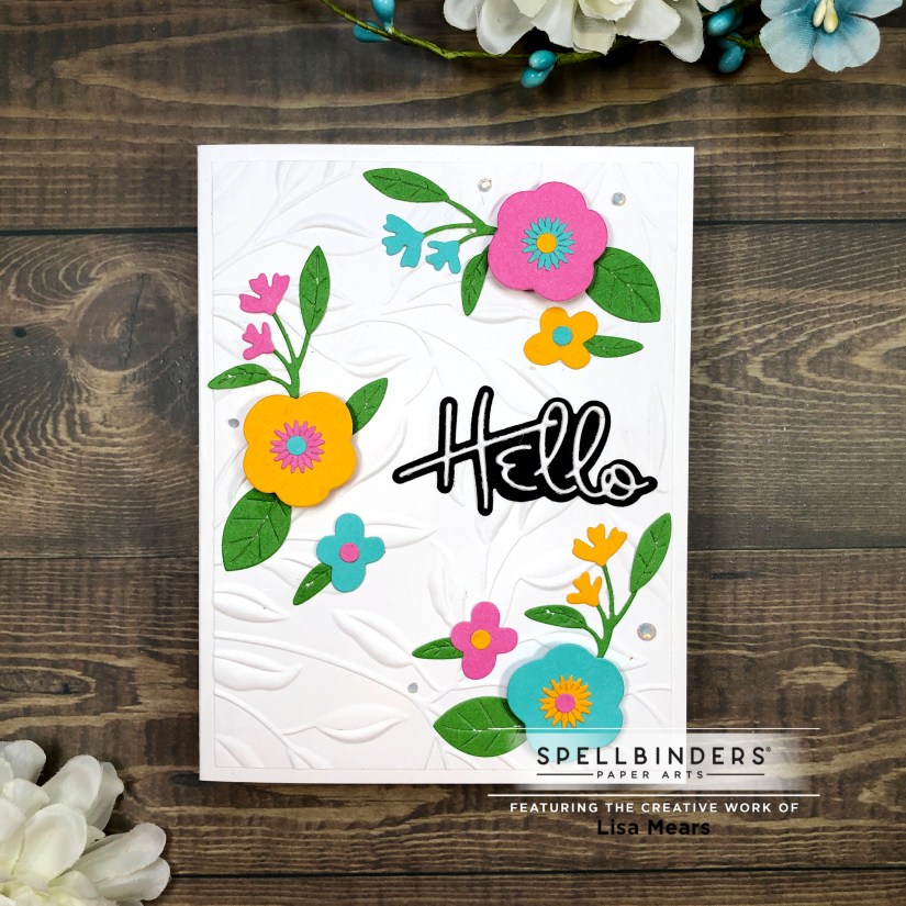 Spellbinders Small Die of the Month August 2022 - Outlined Sentiments
