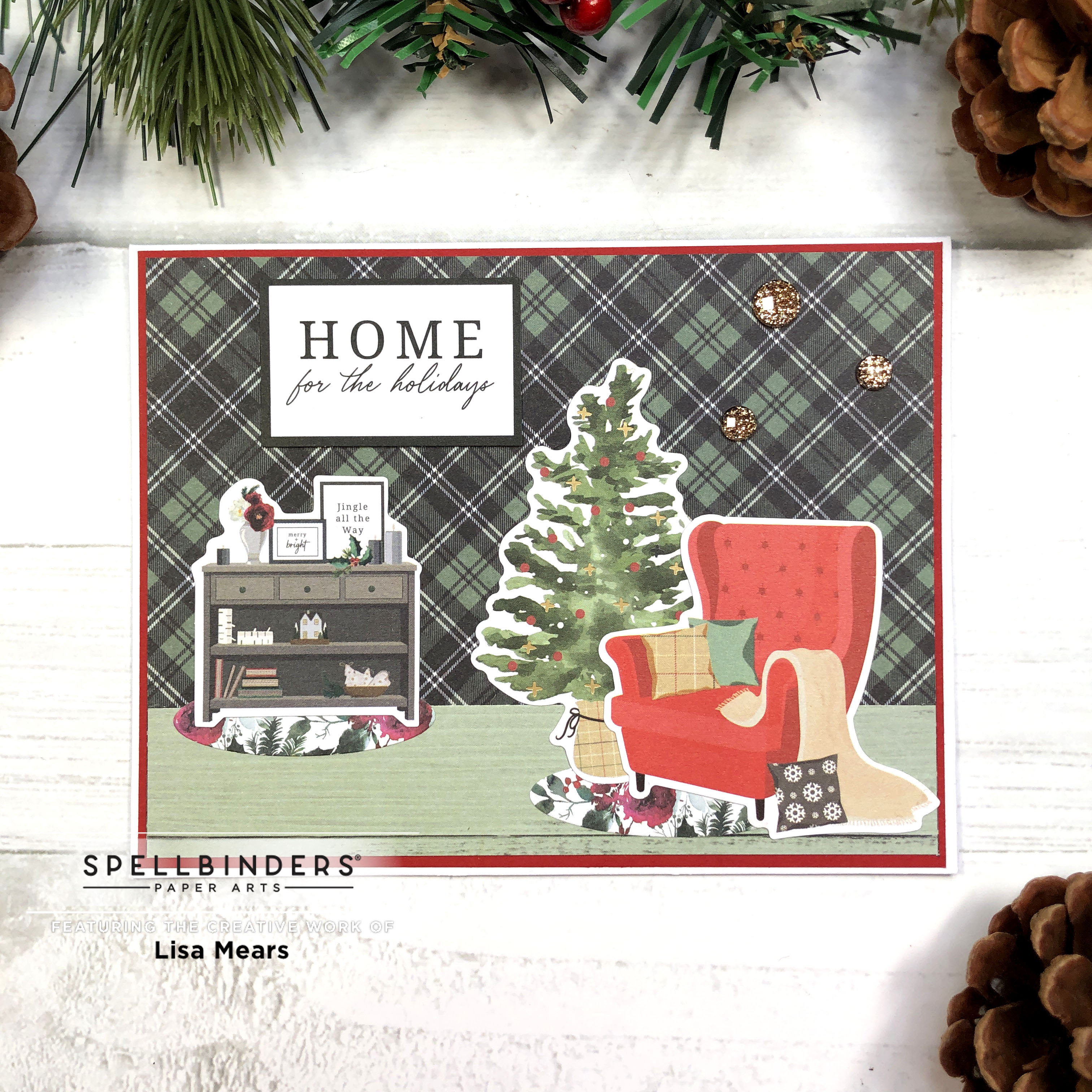 Spellbinders Santa Lane Christmas Kit