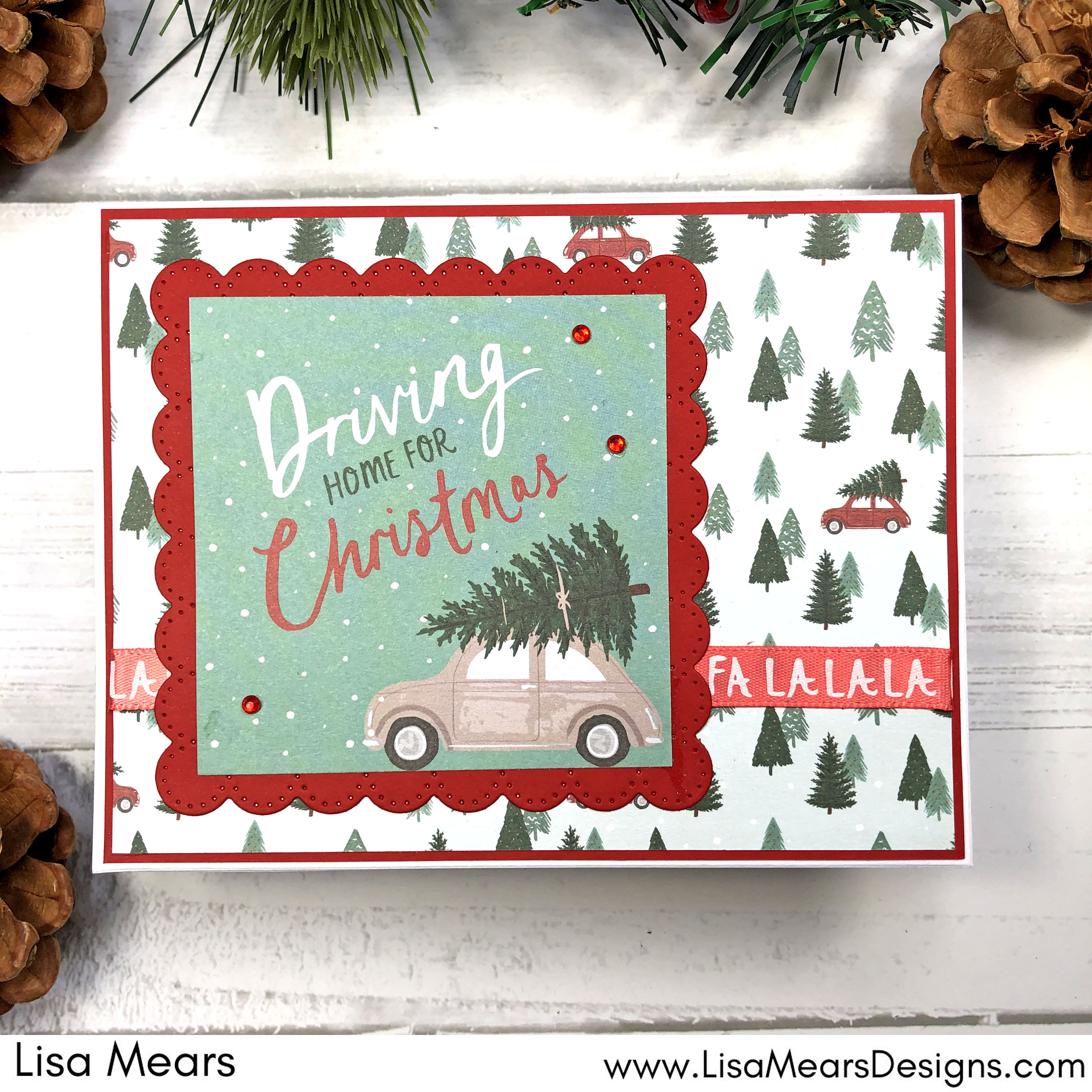 Violet Studio Home For Christmas Collection - Christmas Card