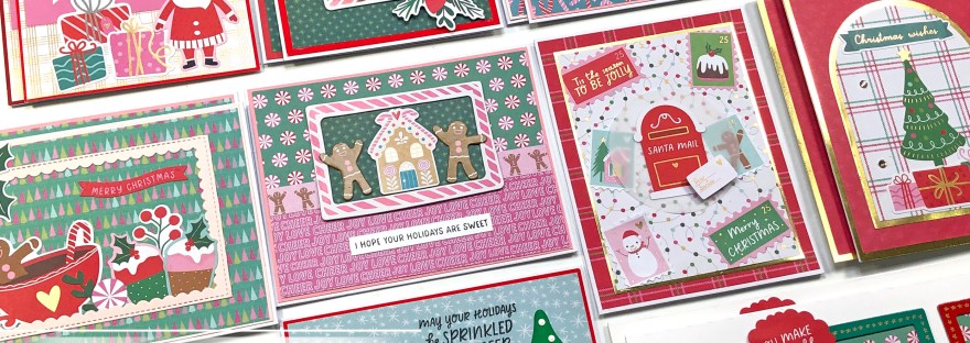 Spellbinders October 2022 Card Kit - 17 Christmas Card with Ephemera