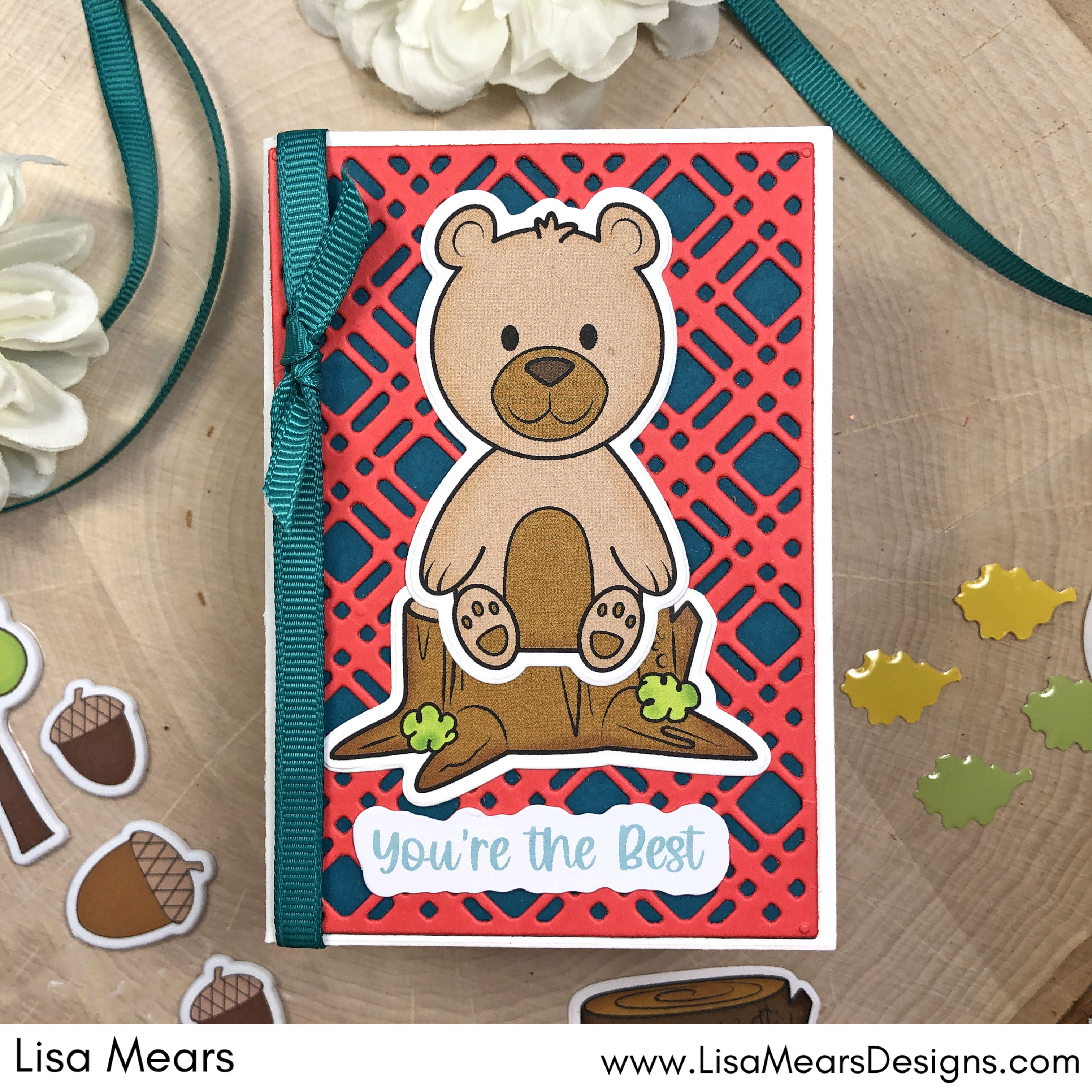 The Stamps of Life November 2022 Card Kit - Tri-fold Card with Critters