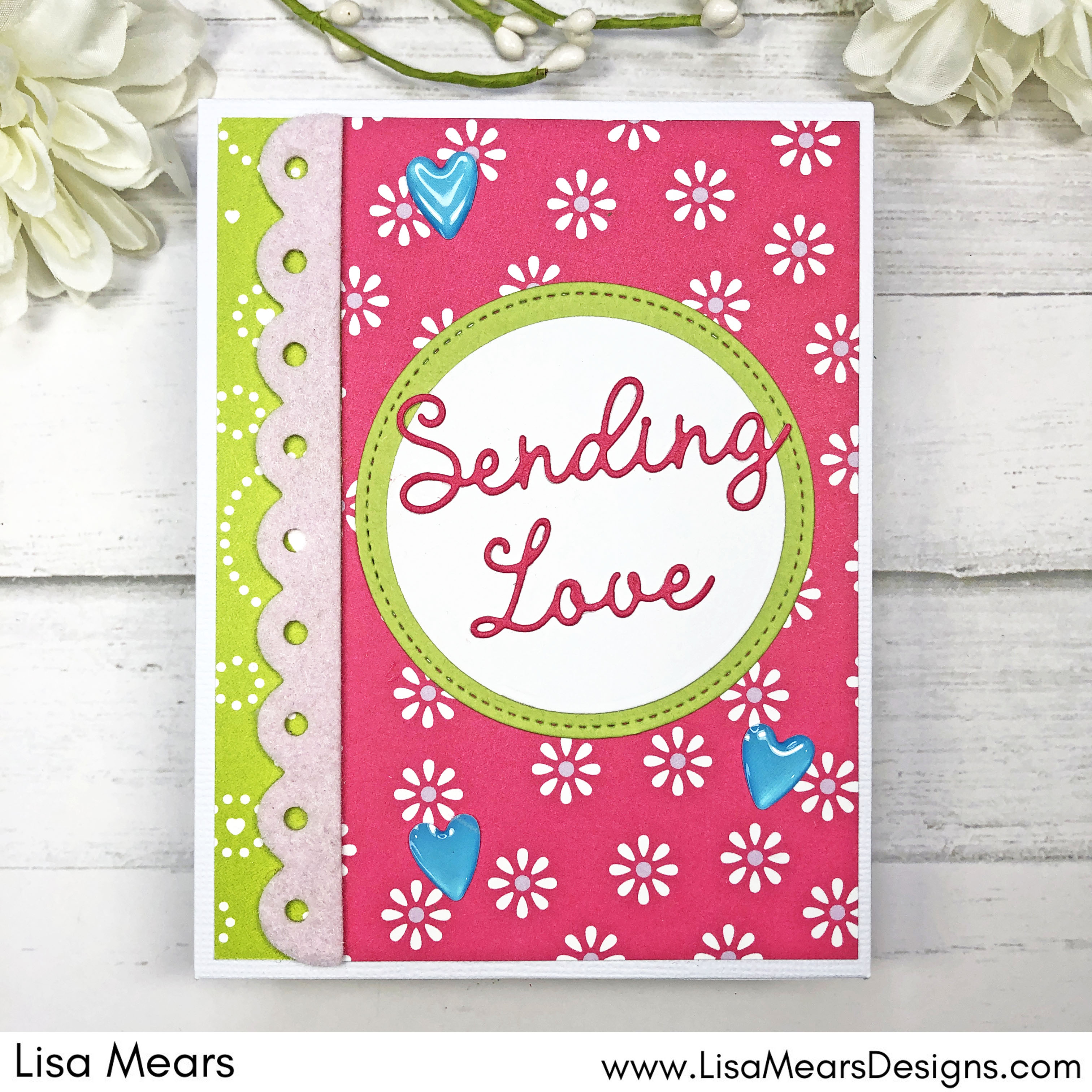 TSOL DeThe Stamps of Life Card Kit December 2022 - Sending You Love - Handmade Love Card