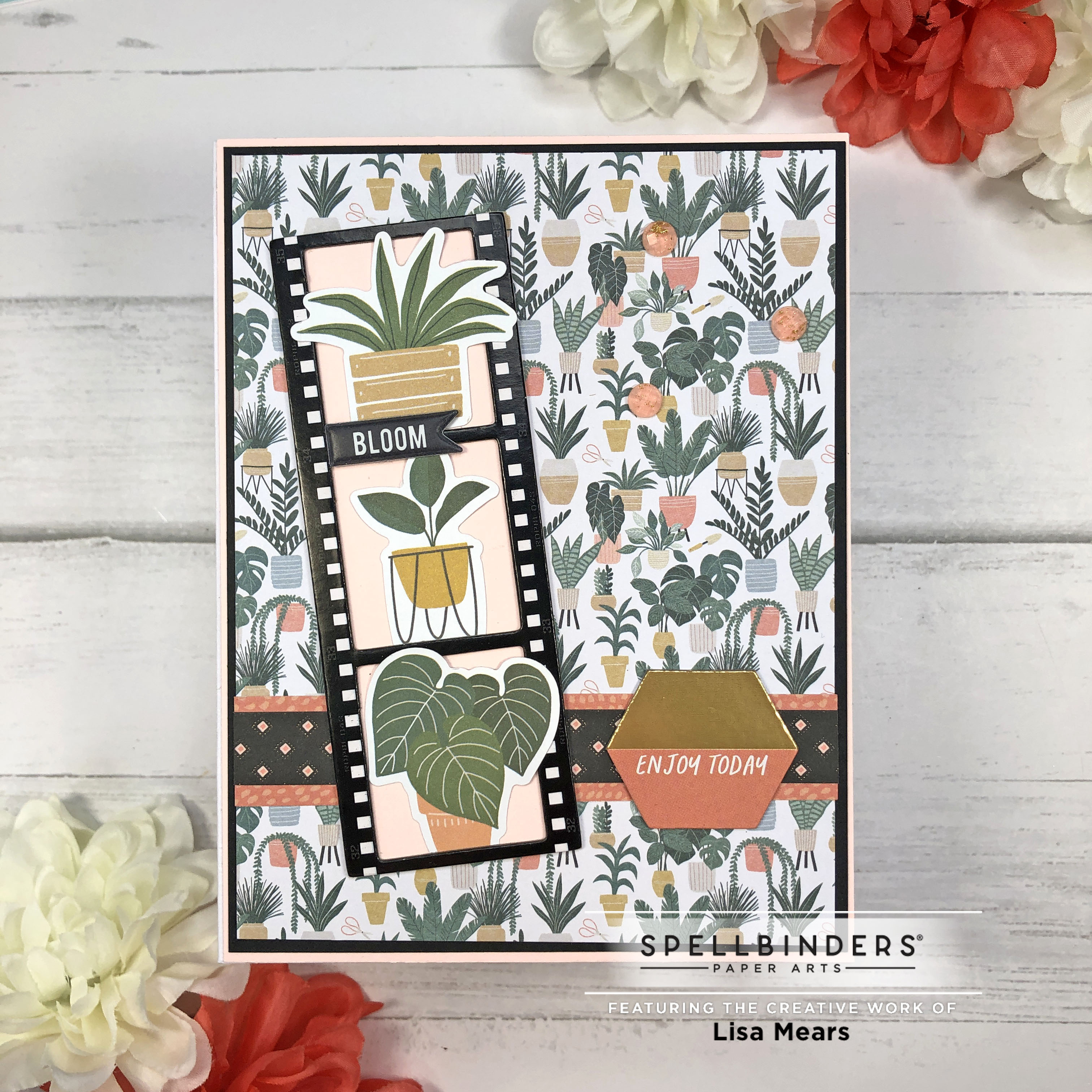 Spellbinders January 2023 Quick and Easy Card Kit - Indoor Garden