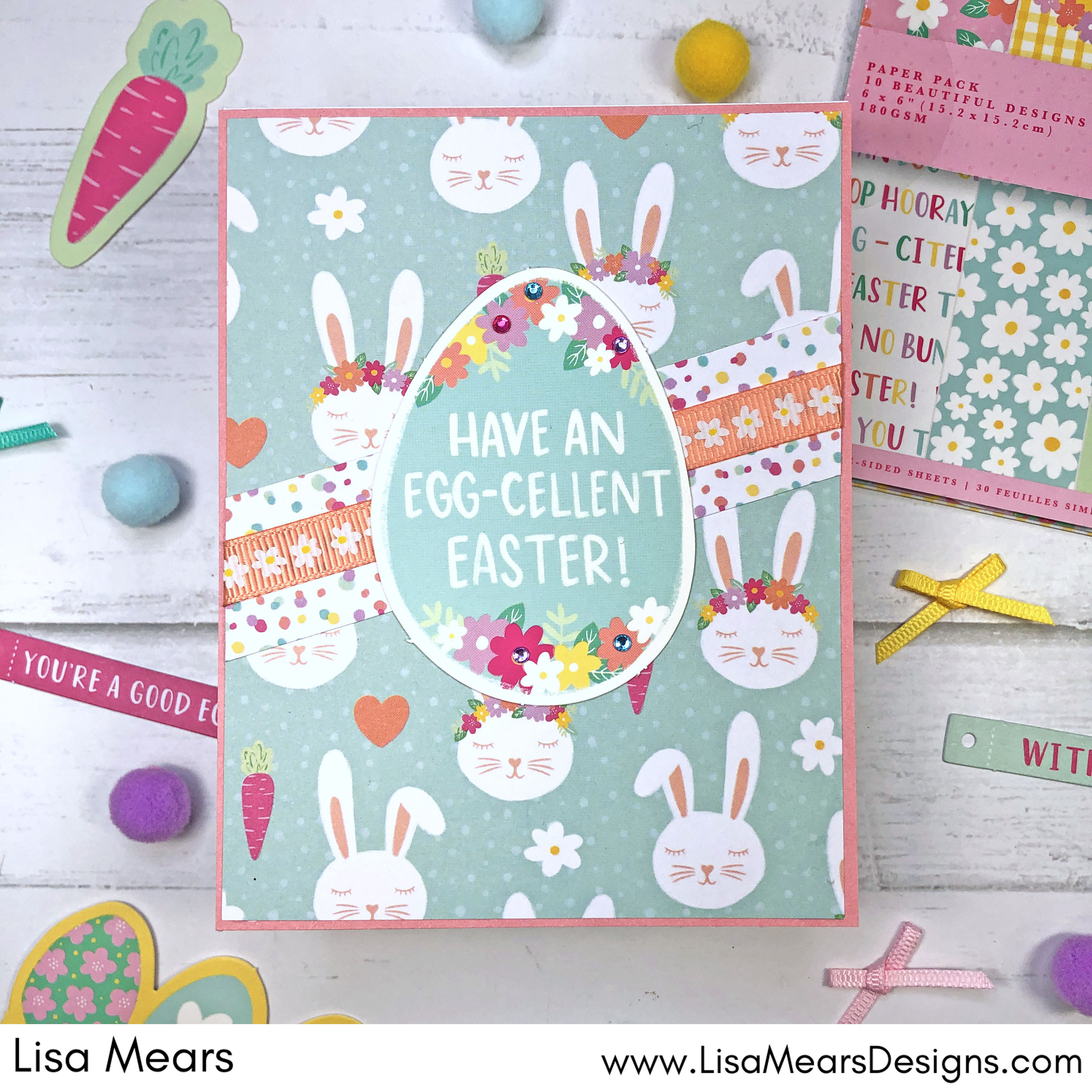 Violet Studio Hoppy Easter - Easter Card