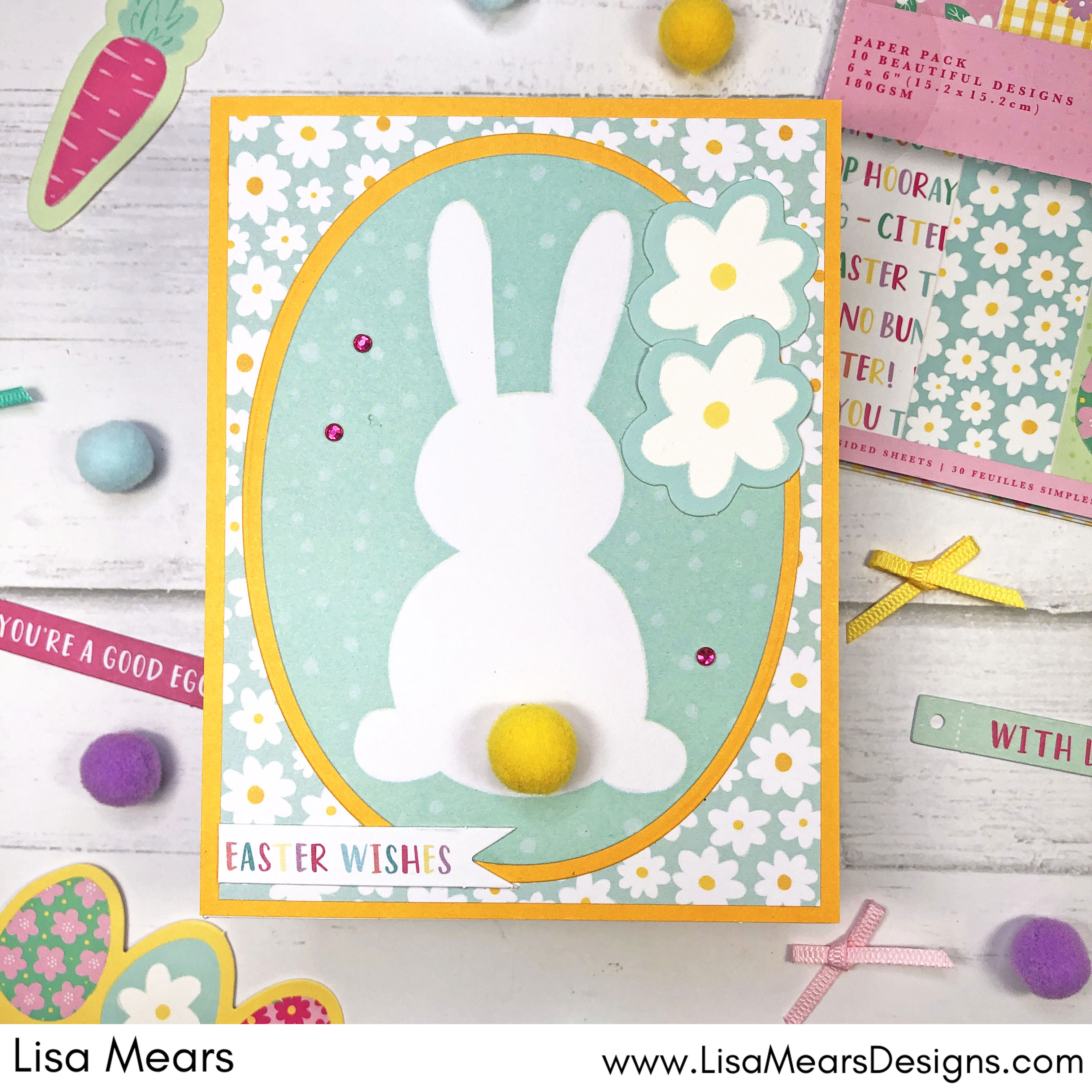 Violet Studio Hoppy Easter - Easter Card with Peep