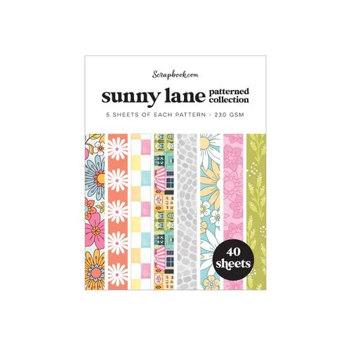 Sunny Lane Pattern Paper Scrapbook.com