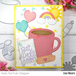 Get Well Soon Card - Pretty Pink Posh Get Well Mug Additions